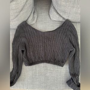 Urban Outfitters Reworked Cropped Sweater Size XS/S
